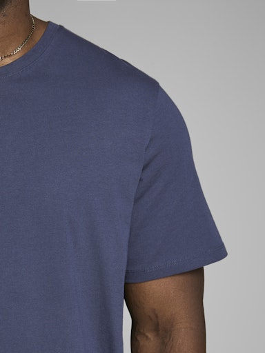 JACK JONES Erkek Lacivert Pamuklu Tişört 12158482