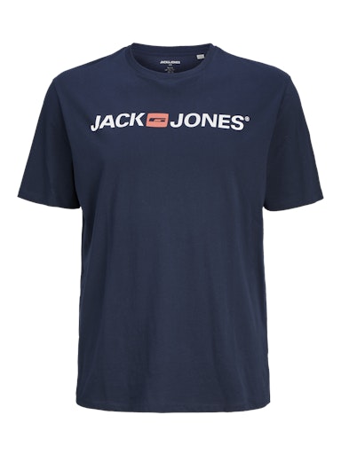 JACK JONES Erkek Lacivert Pamuklu Tişört 12184987