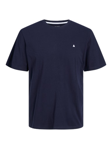 JACK JONES Erkek Lacivert Pamuklu Tişört 12253778