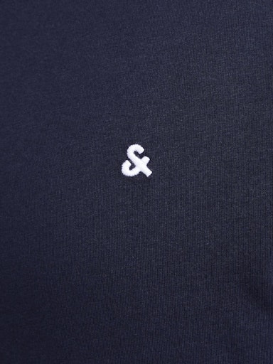 JACK JONES Erkek Lacivert Pamuklu Tişört 12253778