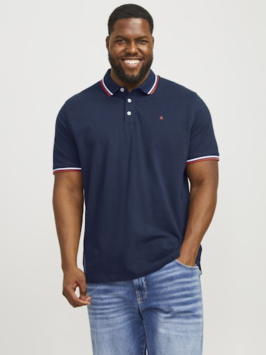 JACK JONES Erkek Lacivert Polo Tişört 12143859