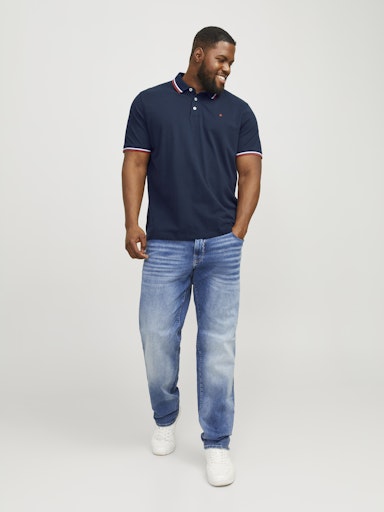 JACK JONES Erkek Lacivert Polo Tişört 12143859
