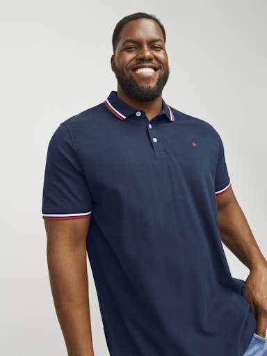 JACK JONES Erkek Lacivert Polo Tişört 12143859