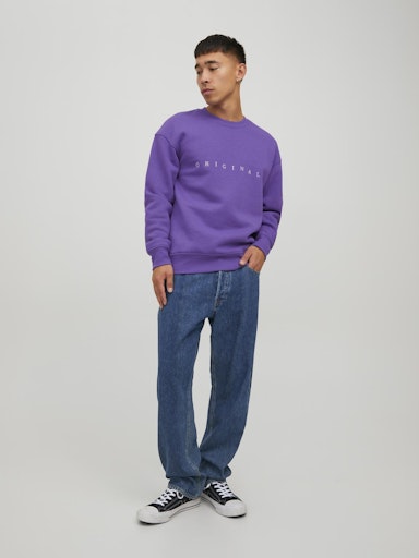 Jack Jones Erkek Mor Jorcopenhagen Sweat 12204796MO