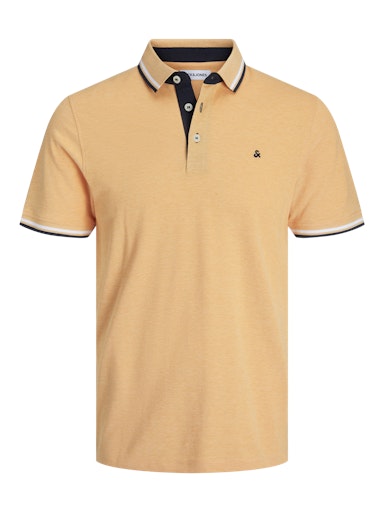 Jack Jones Erkek Pamuklu Turuncu  Polo Yaka Tişört 12136668