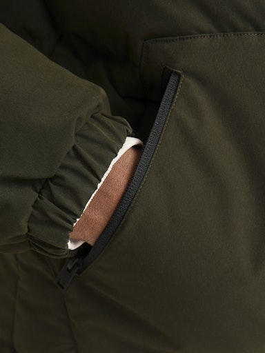 Jack Jones Erkek Rosin Yeşili Isı Yalıtımı Puffer Mont 12258416Y