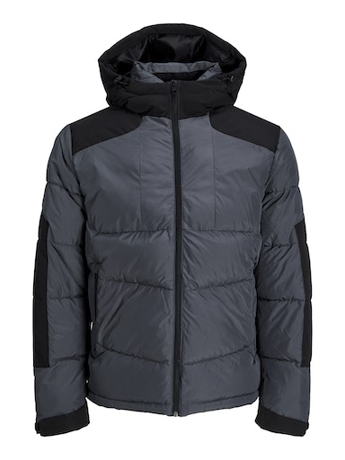 Jack Jones Erkek  Şişme Puffer Gri Mont  12239001G