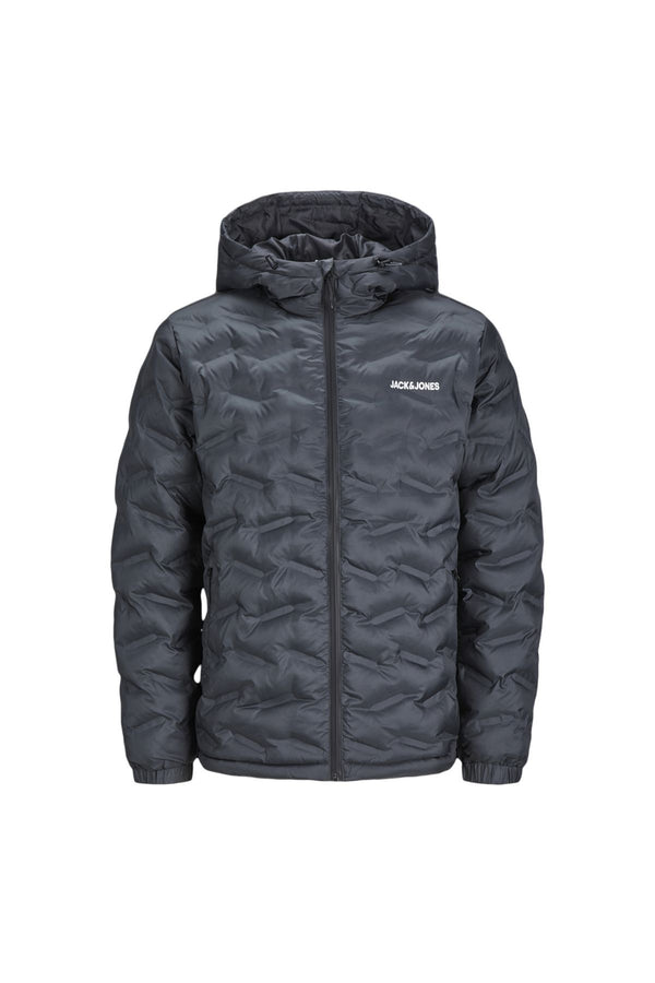 Jack Jones Erkek  Şişme Puffer Gri Mont 12250429G