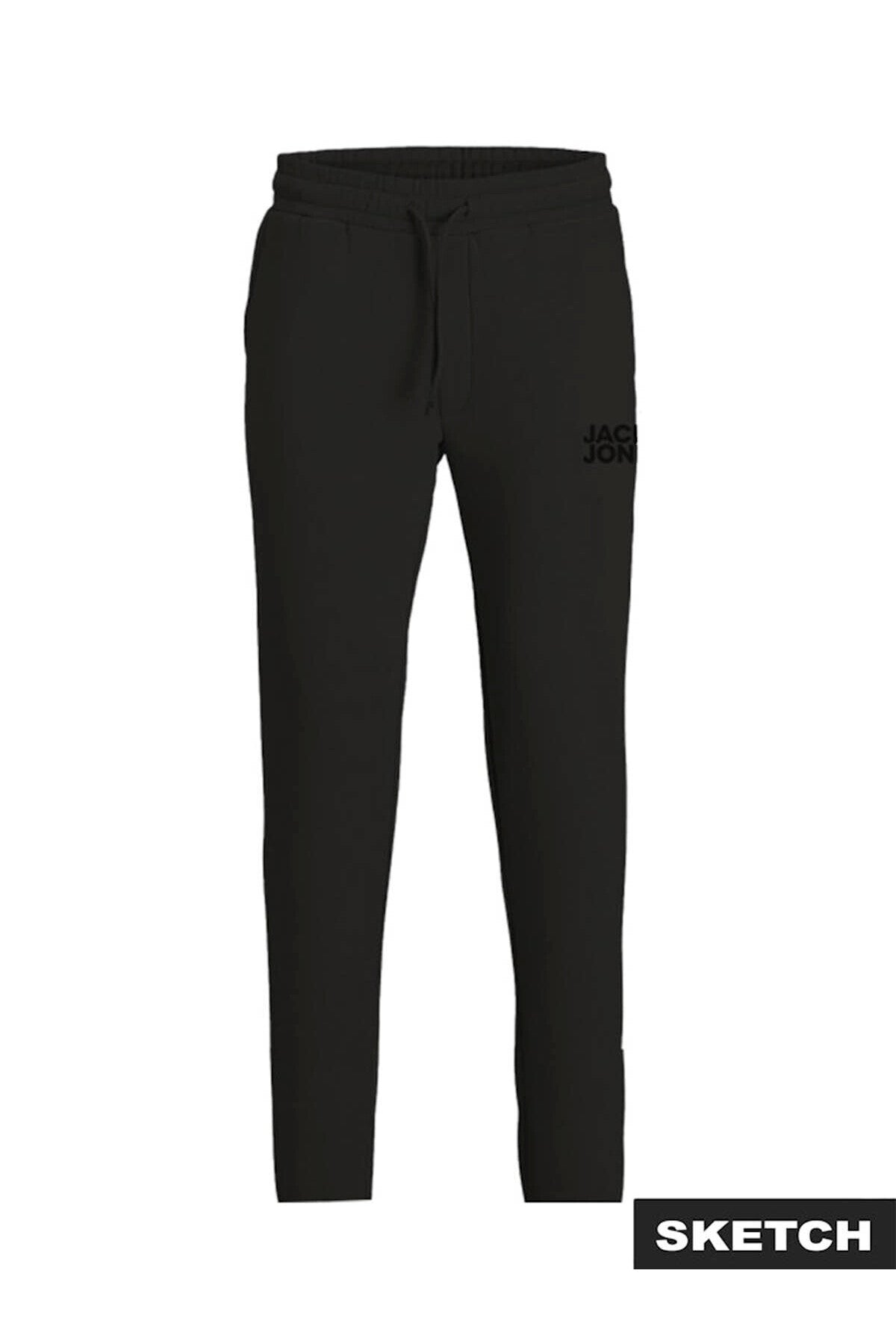 Jack & Jones Erkek Siyah Eşofman Alti 12290437