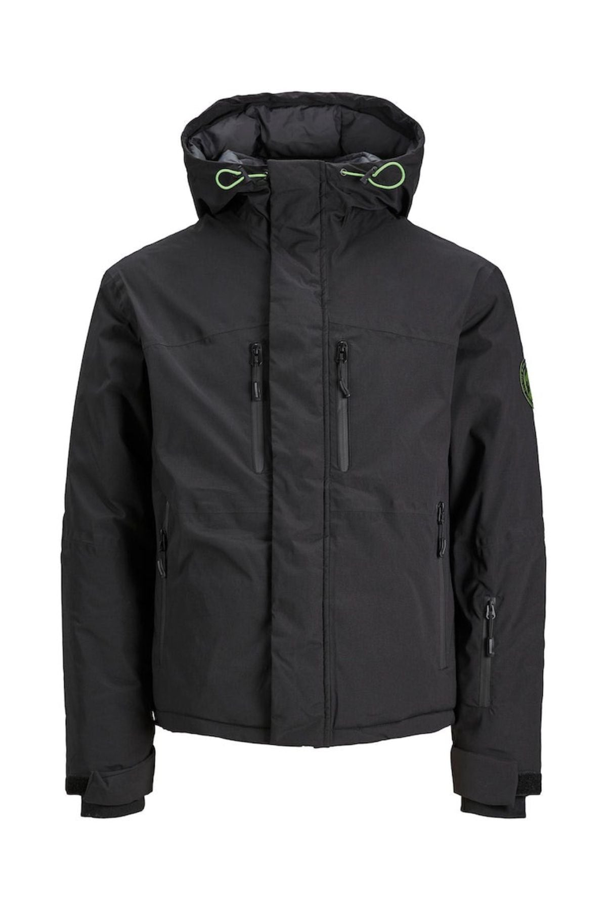 Jack Jones Erkek Siyah Jcoalpine Jacket  Mont 12241637S