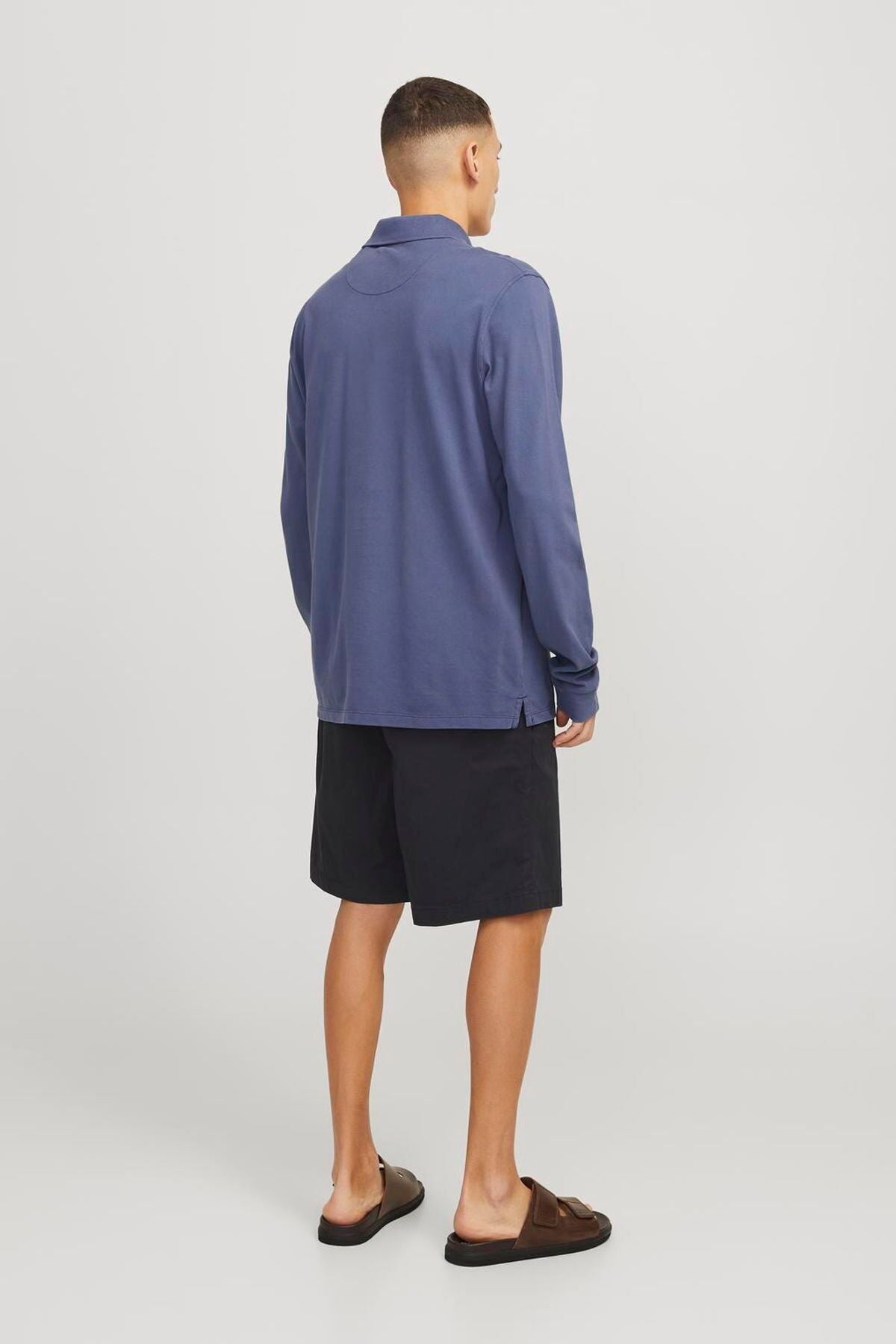 JACK JONES Erkek Siyah Kampanyalı Hibrit Jogger Şort 12274983