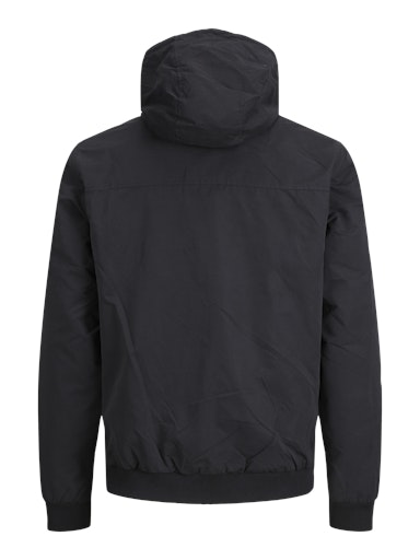 JACK JONES Erkek Siyah Kapüşonlu Mont 12200208