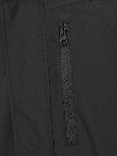 Jack Jones Erkek Siyah Kapüşonlu Spor Outdoor Ceket 12253569S