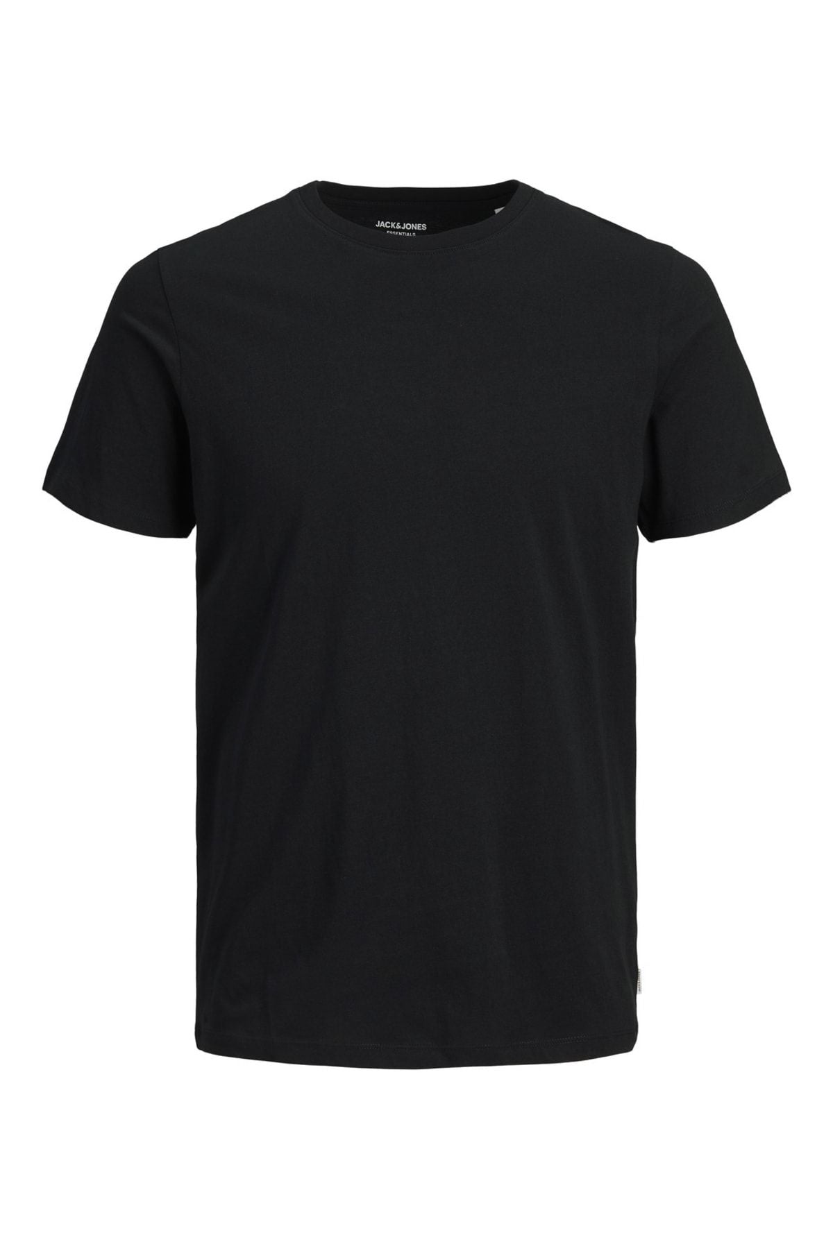JACK JONES Erkek SİYAH Pamuklu Tişört 12158482