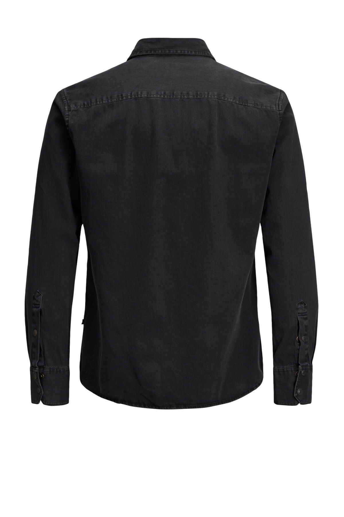 JACK JONES Erkek SİYAH Uzun Kollu Gömlek 12138115