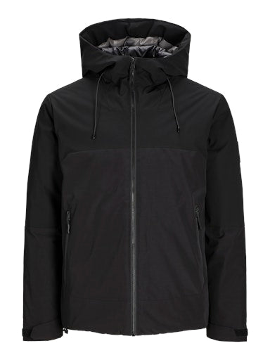 Jack Jones Erkek Su Geçirmez Softshell Siyah  Geçiş Ceketi 12260486S