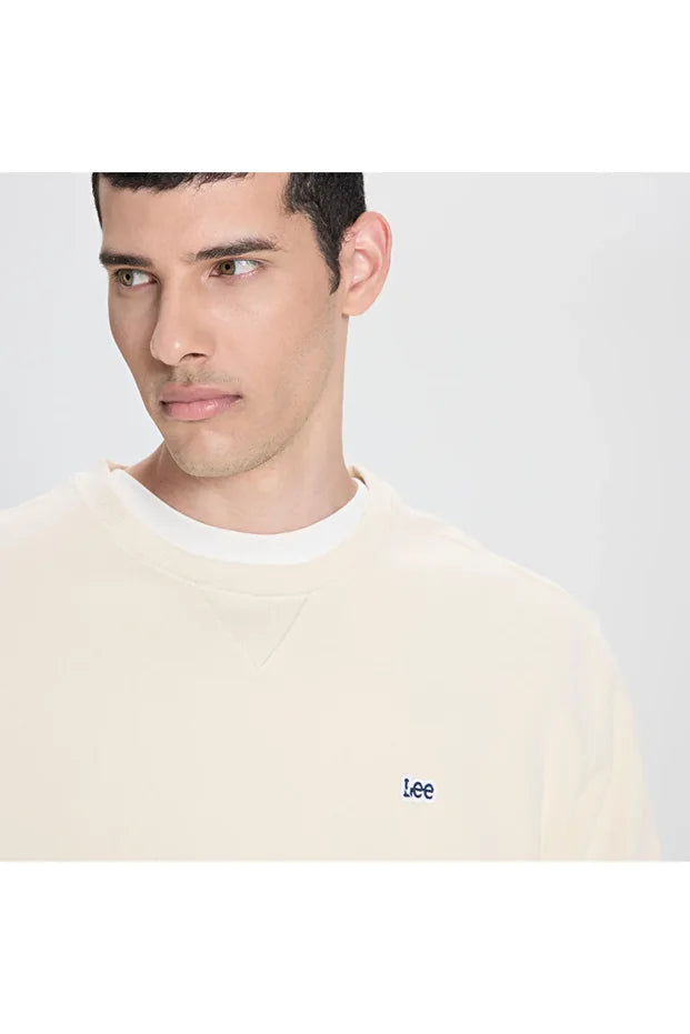 LEE Erkek Beyaz Sweatshirt L81IRY