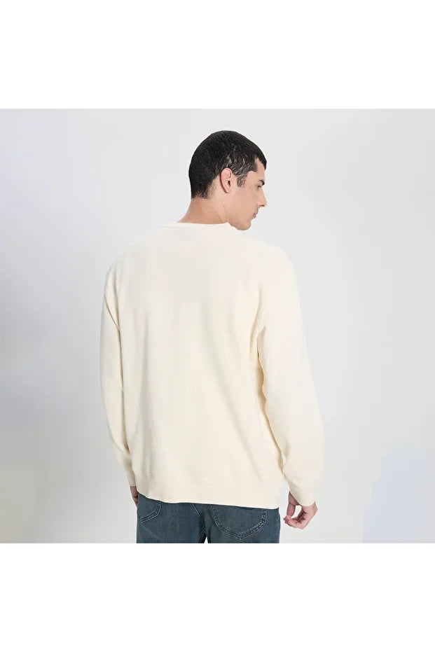LEE Erkek Beyaz Sweatshirt L81IRY
