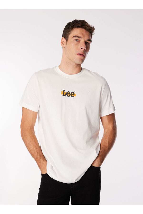 Lee Erkek Bisiklet Yaka  Beyaz T-Shirt L241521100