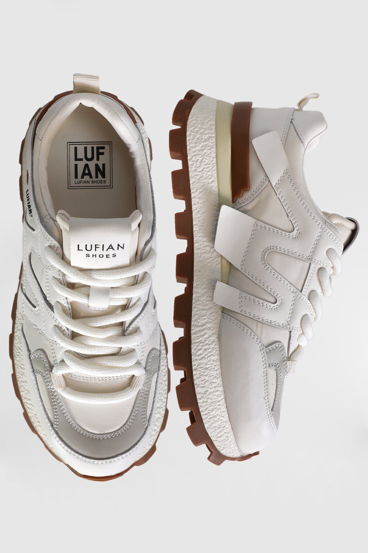 Lufian Emily Kadın Deri Sneaker Beyaz 121230019