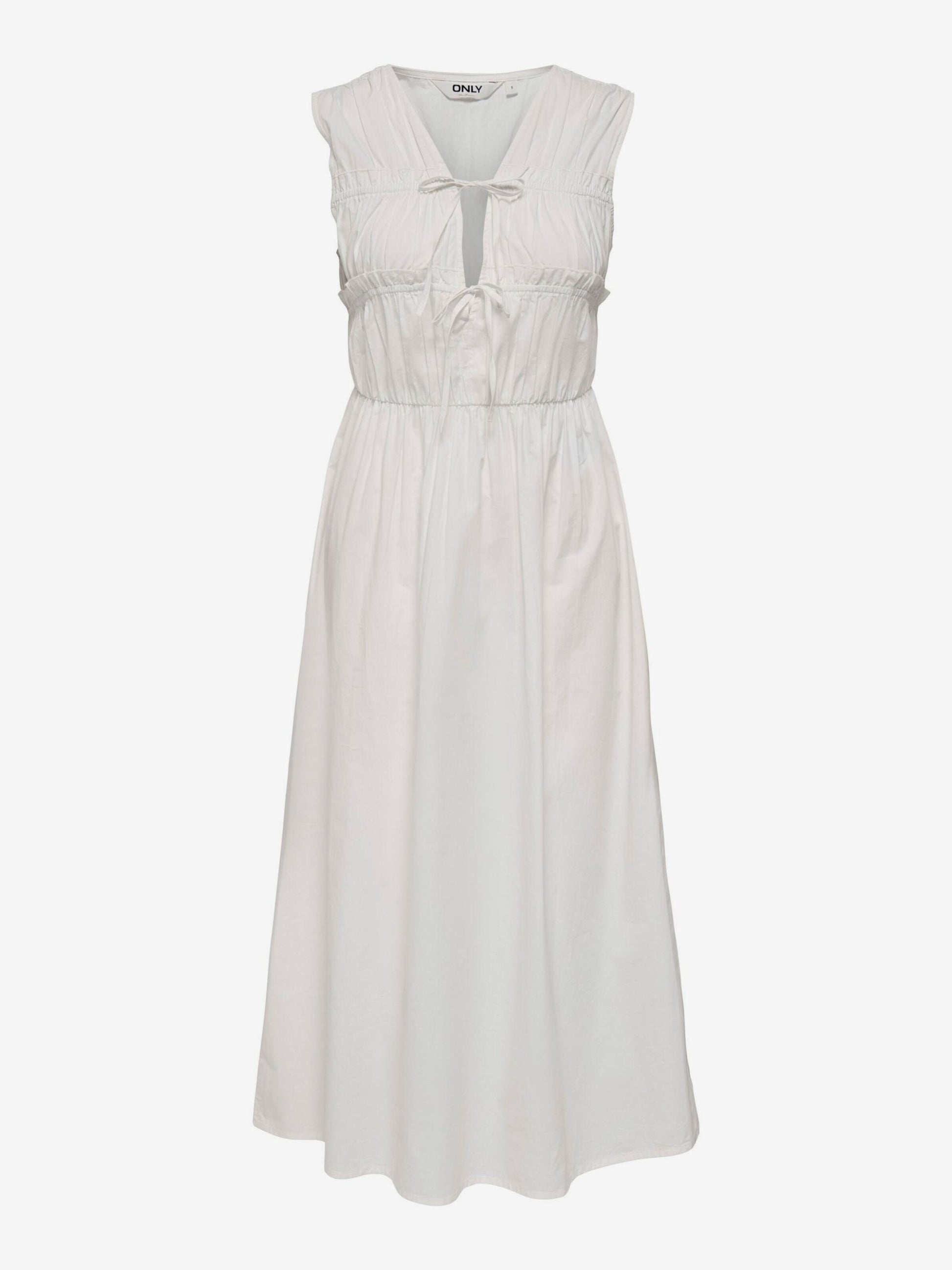 ONLY Kadın Ekru SL TIE DRESS WVN DRESS 15359128