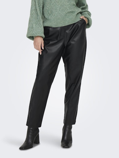 Only Kadın Onlymynte Faux Leather Pants Siyah Deri Pantolon 15341146S