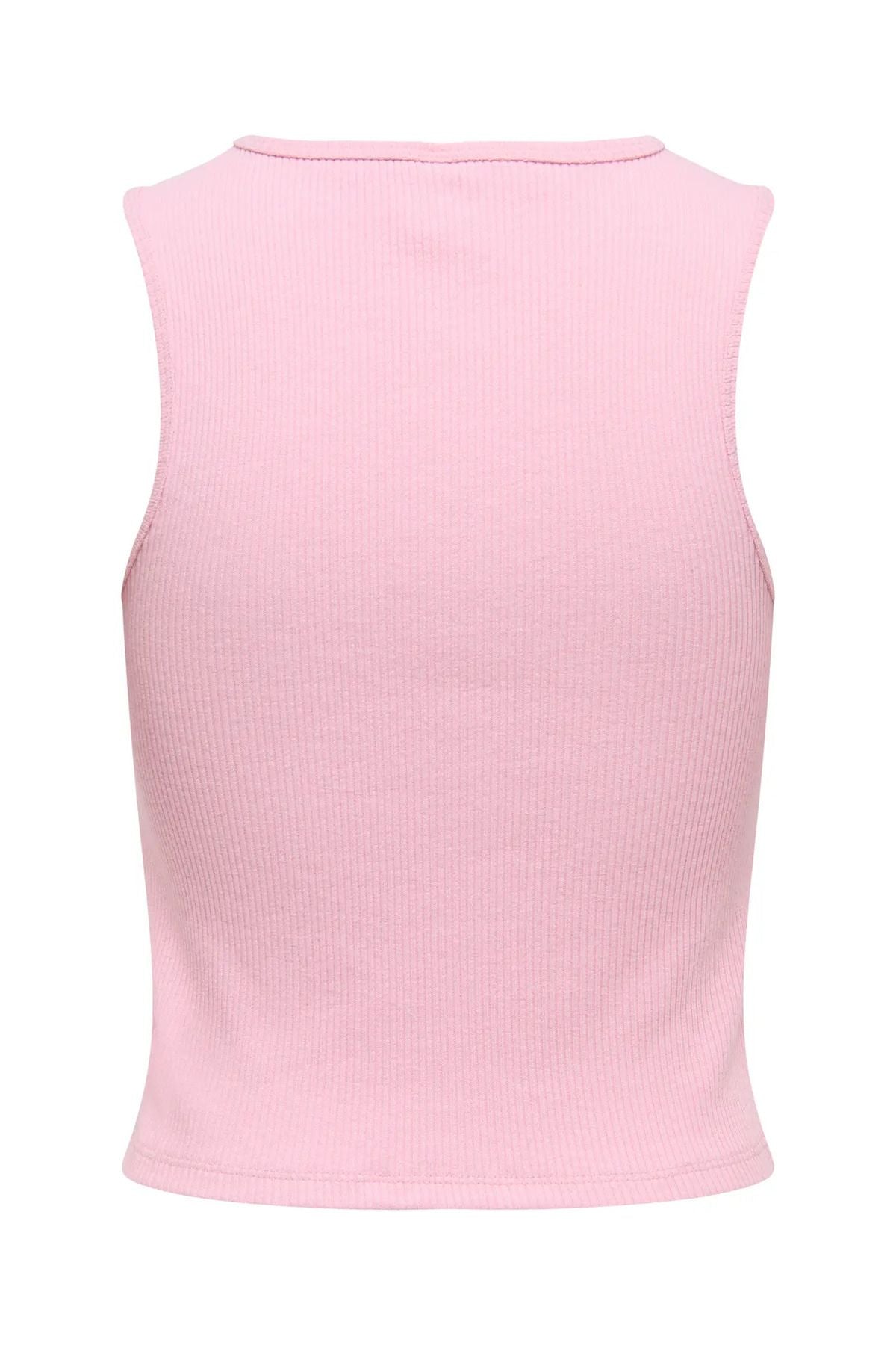 ONLY Kadın Pembe Rib Top 15367486