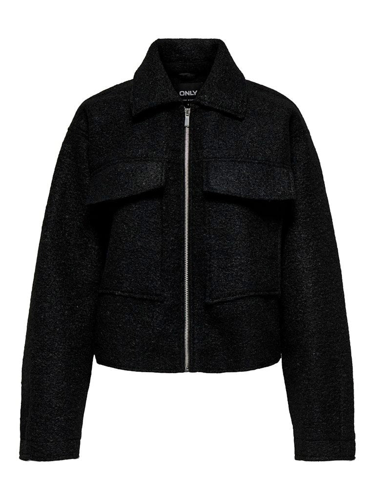 "ONLY Kadın Siyah Boucle Ceket 15354329"