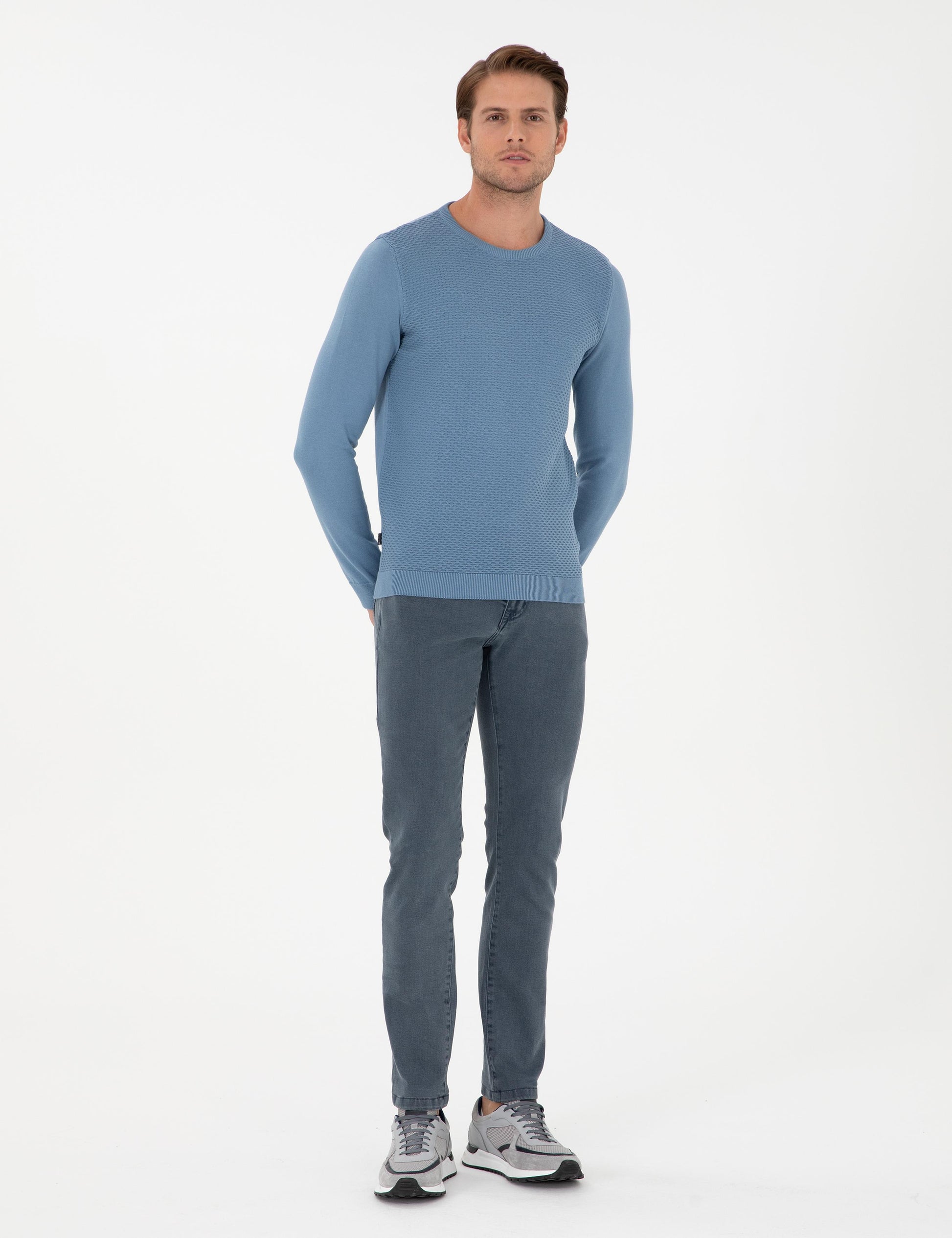 Pierre Cardin Erkek Gri Denim Pantolon 1968511