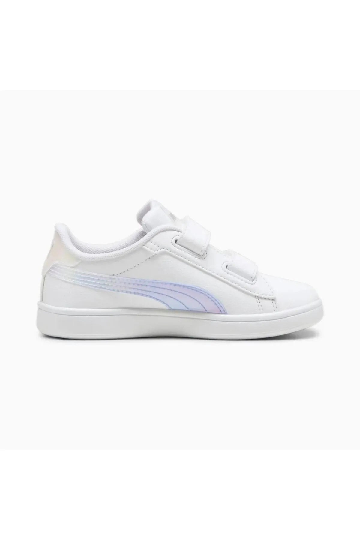 Puma Çocuk Smash 3.0 Holo 2.0 V PS Sneaker Beyaz  Spor Ayakkabı 39829301