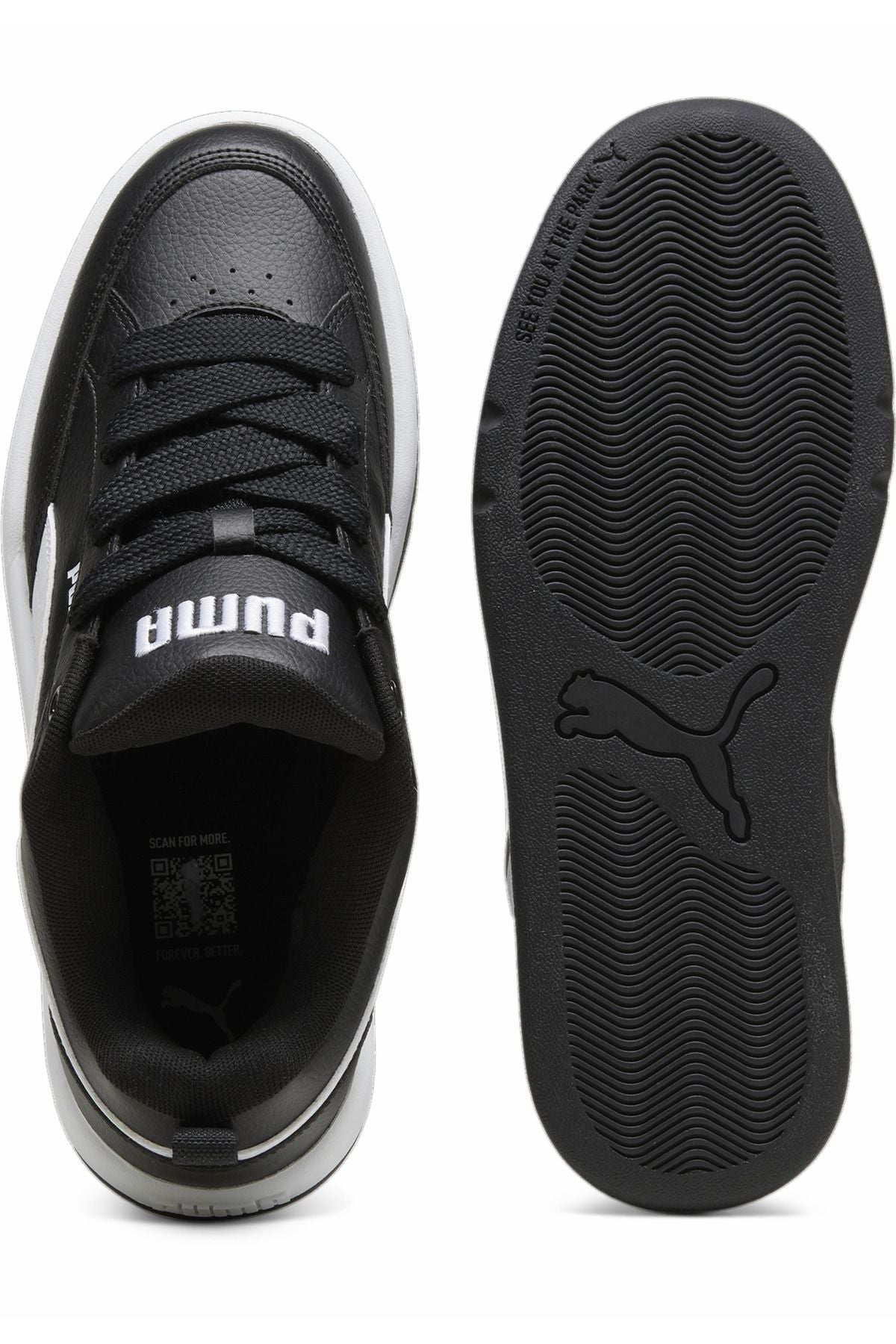 Puma Erkek Park Lifestyle Siyah Beyaz Spor Ayakkabı 39508403