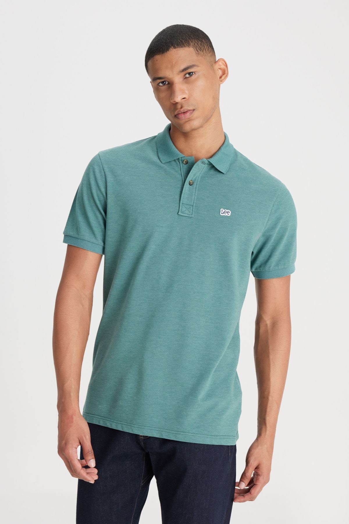 Riders by Lee Erkek Regular Fit Normal Kesim Polo Yaka Yeşil Tişört L231369300Y