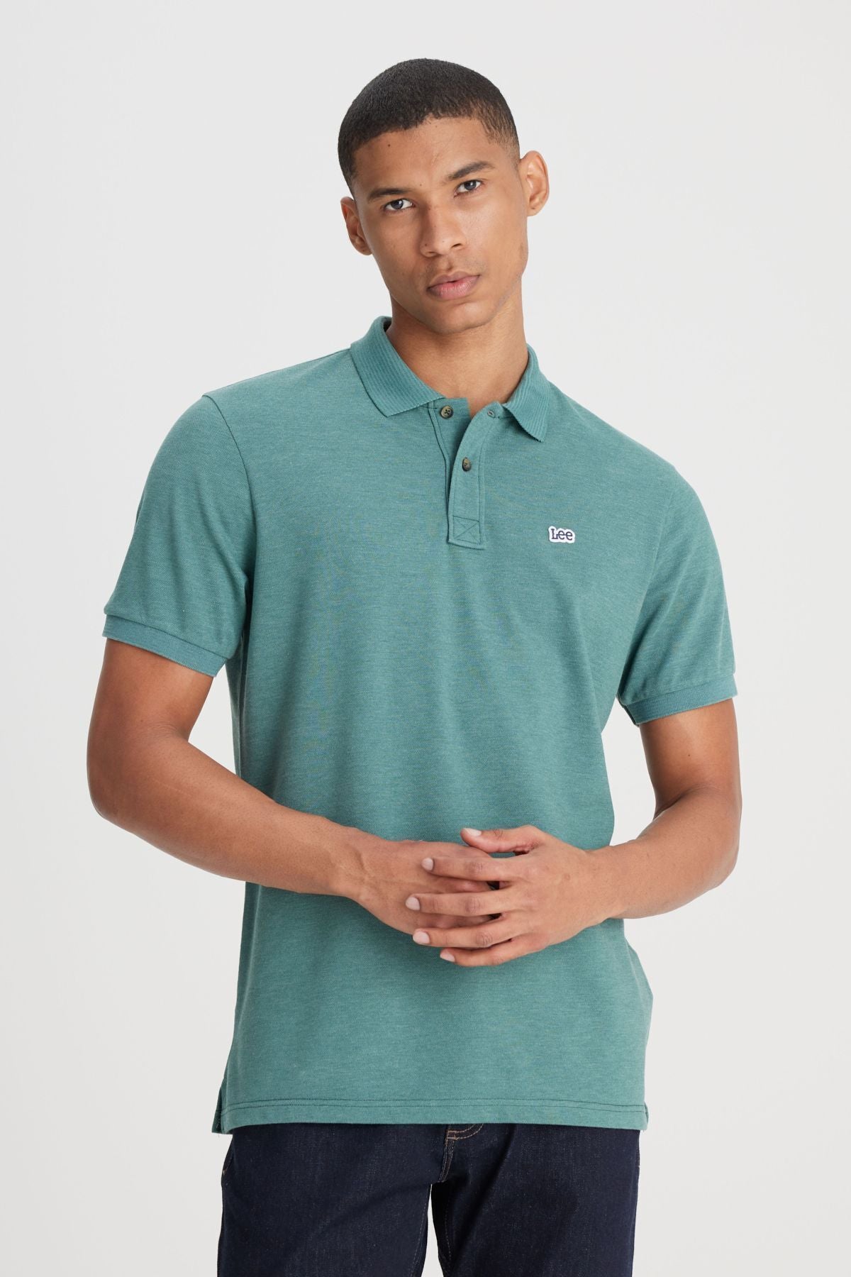 Riders by Lee Erkek Regular Fit Normal Kesim Polo Yaka Yeşil Tişört L231369300Y