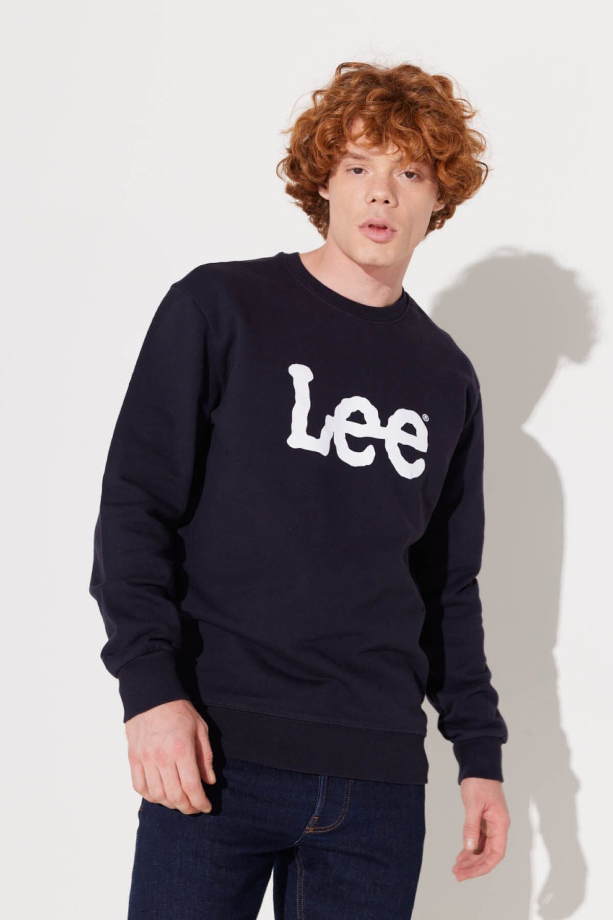 Riders by Lee  Regular Fit Normal Kesim %100 Pamuk Sıfır Yaka Sweatshirt L80XTJMAL