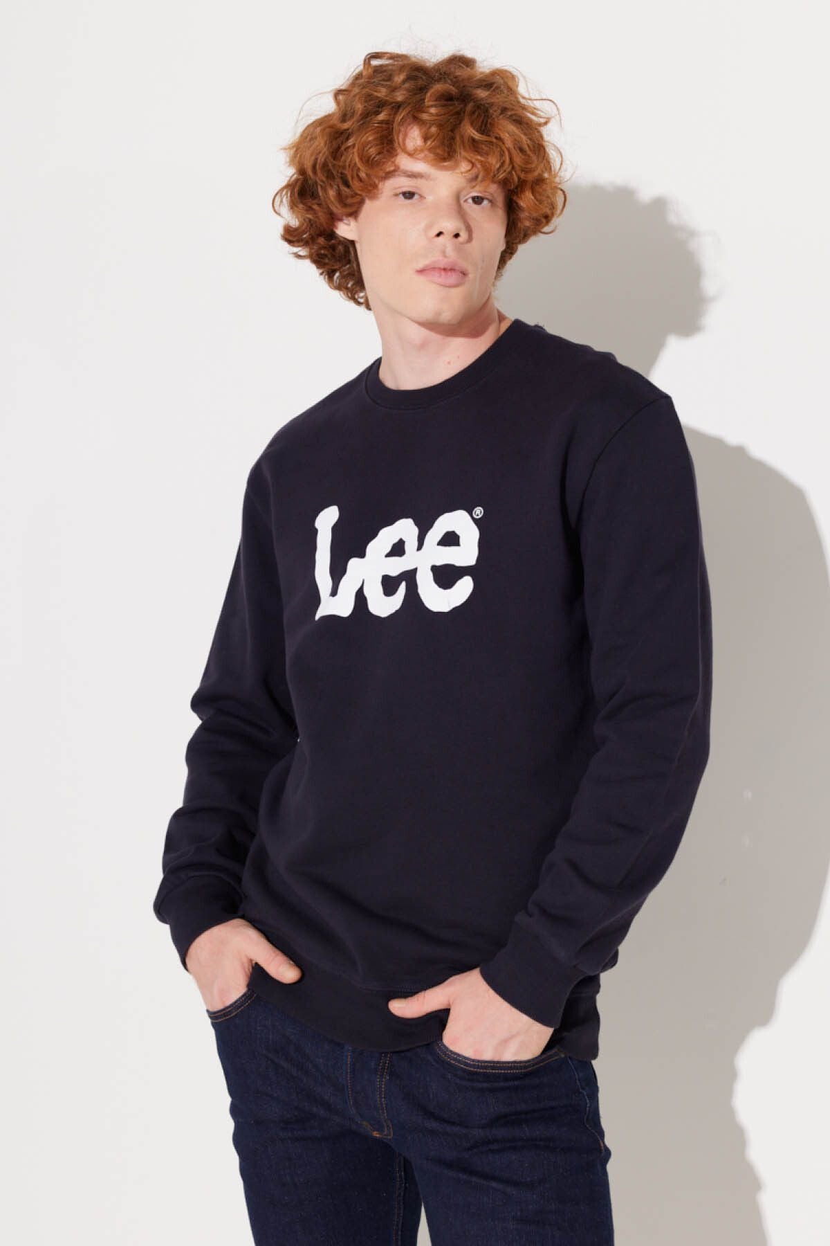 Riders by Lee  Regular Fit Normal Kesim %100 Pamuk Sıfır Yaka Sweatshirt L80XTJMAL