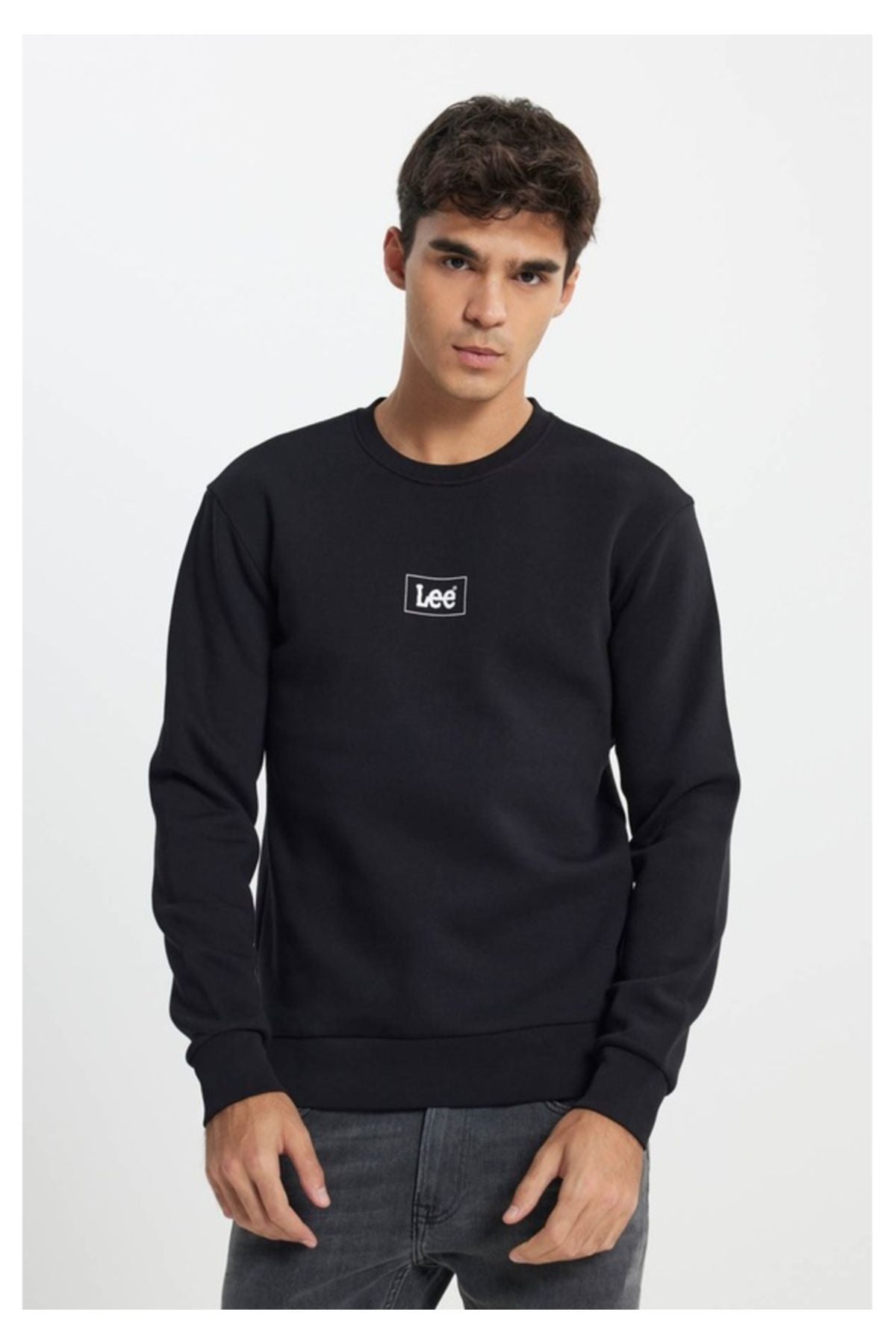 Riders by Lee  Regular Fit Normal Kesim Bisiklet Yaka Siyah Sweatshirt L242499001S