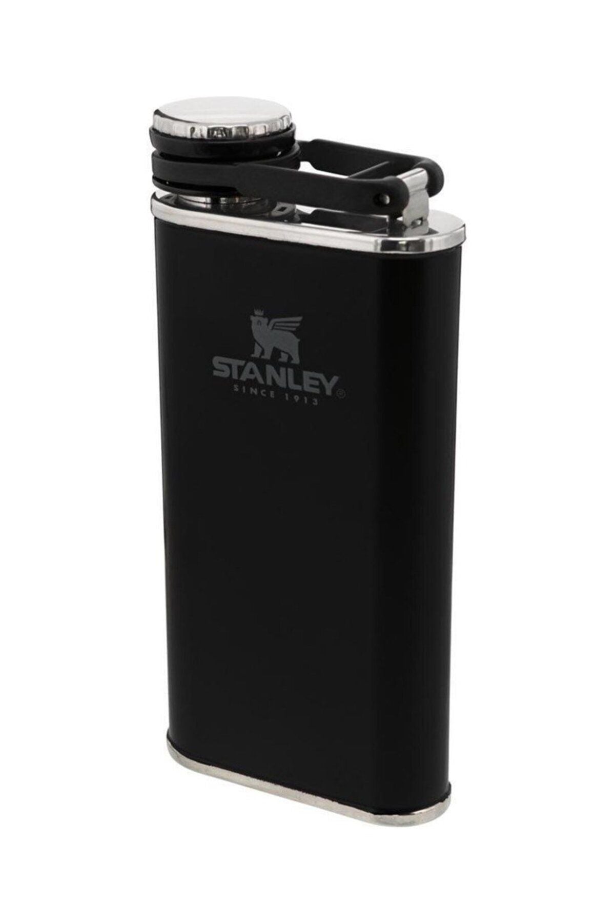 Stanley Klasik Paslanmaz Çelik Cep Matarası 0.23 Lt Siyah