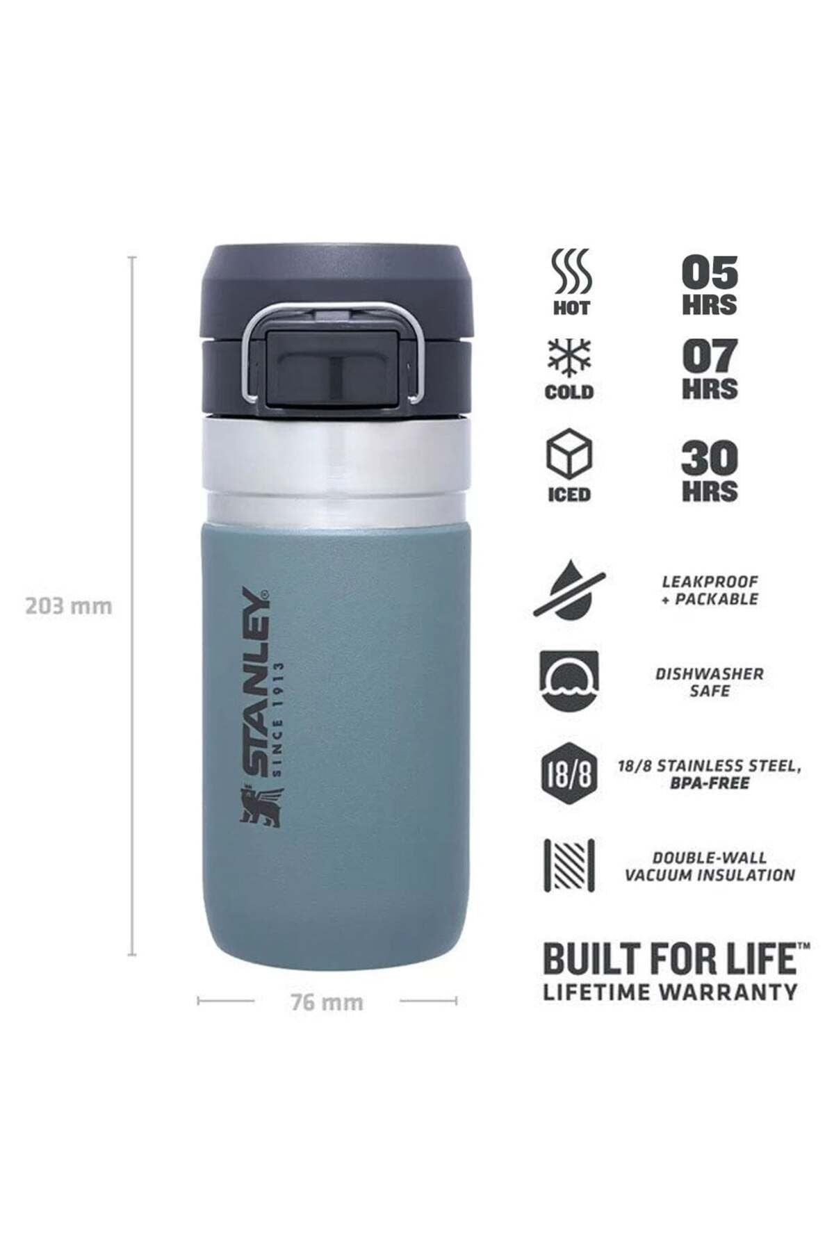 Stanley The Quick Flip Paslanmaz Çelik Termos Bardak, 0,47 L