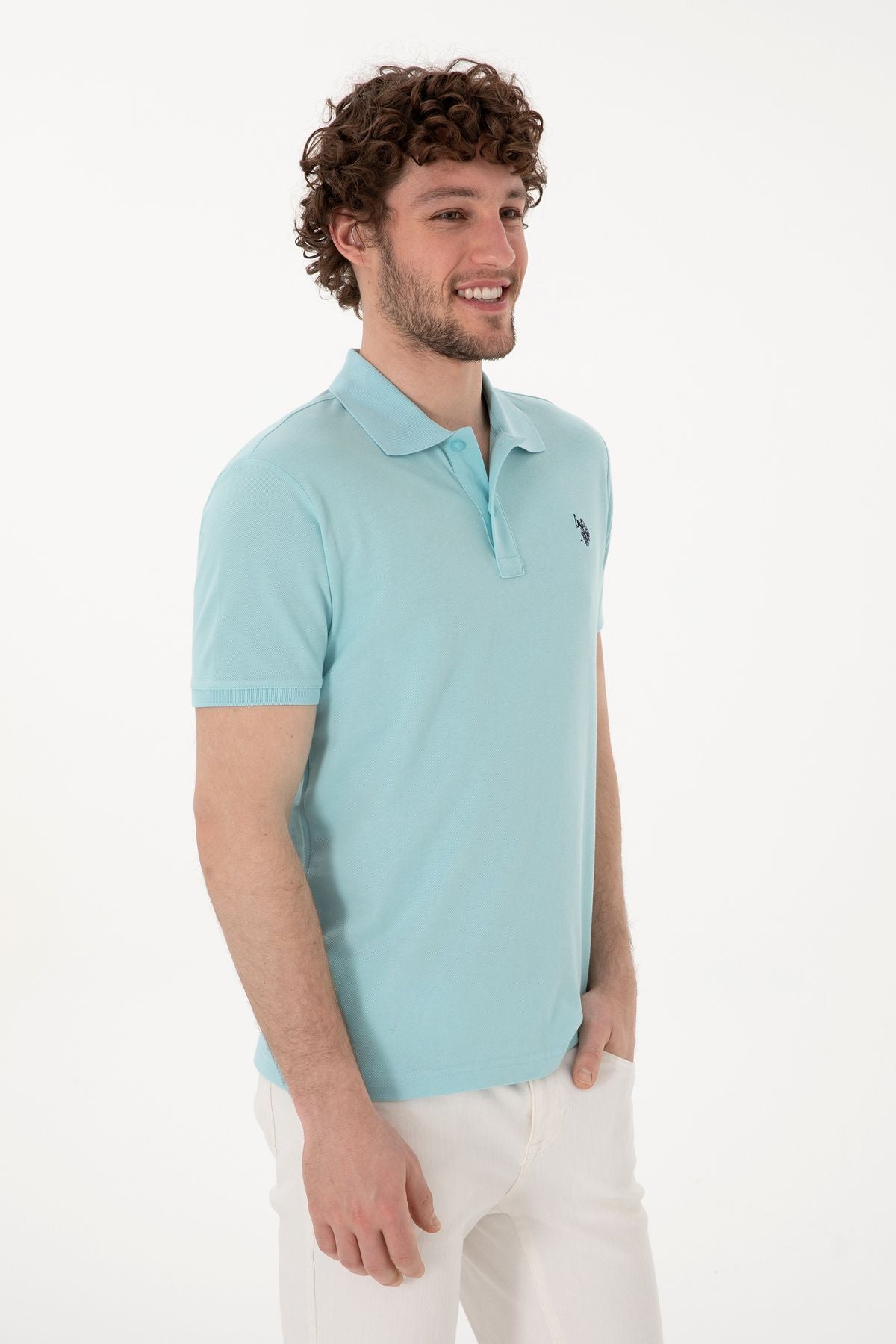 U.s.Polo Assn. Erkek Açık Mavi Tişört G081GL011