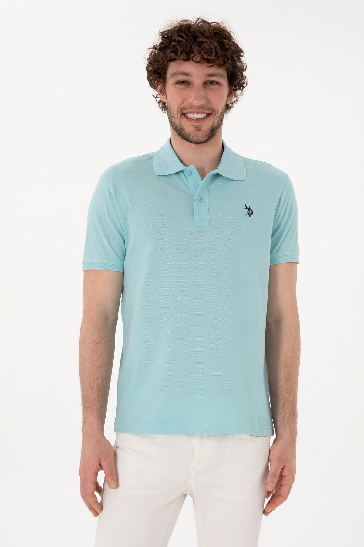 U.s.Polo Assn. Erkek Açık Mavi Tişört G081GL011