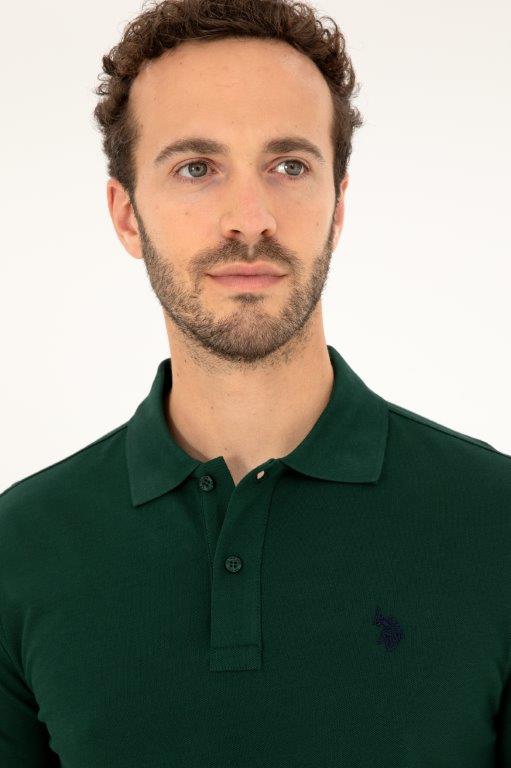 U.s.Polo Assn. Erkek Koyu Yeşil Tişört G081GL011