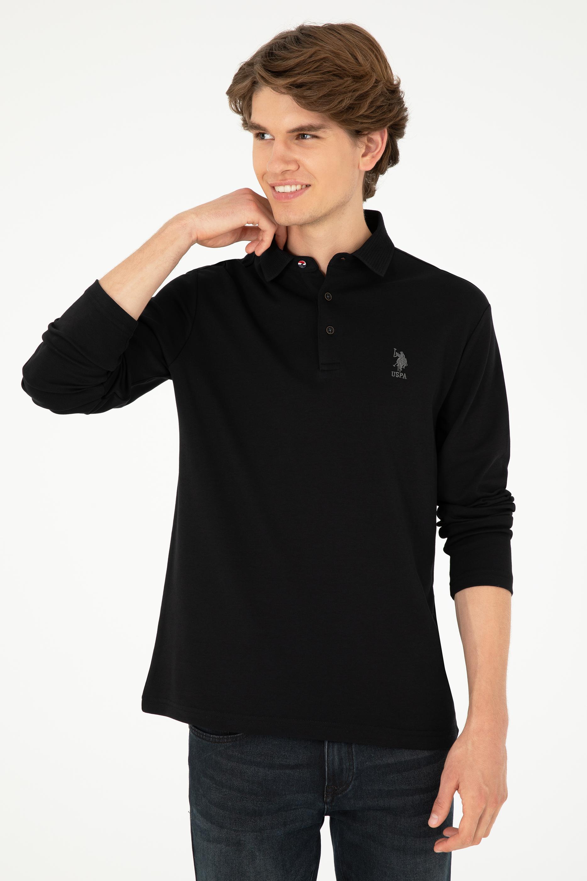 U.S. Polo Assn. Erkek Siyah Sweatshirt 1926948