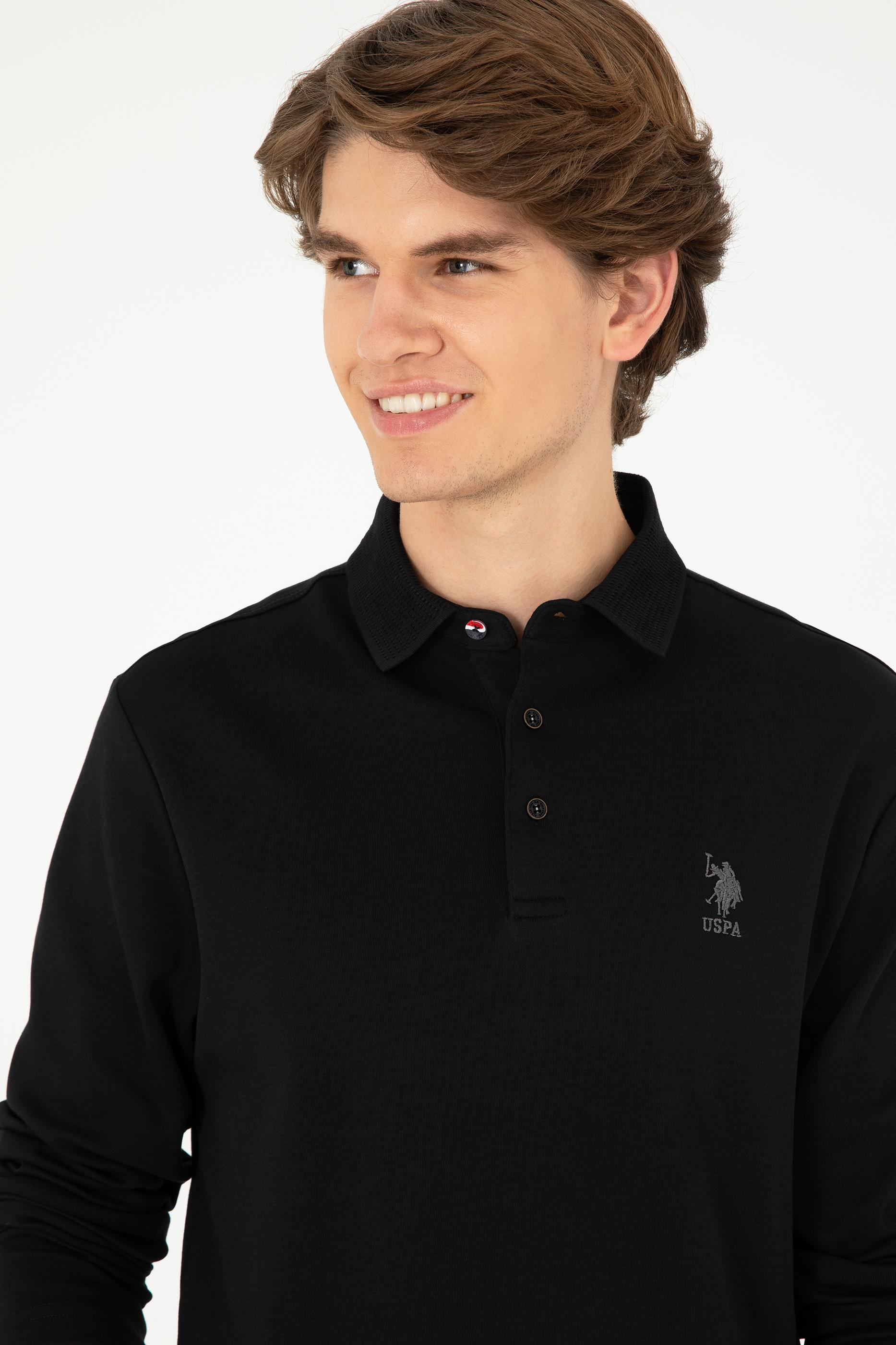 U.S. Polo Assn. Erkek Siyah Sweatshirt 1926948