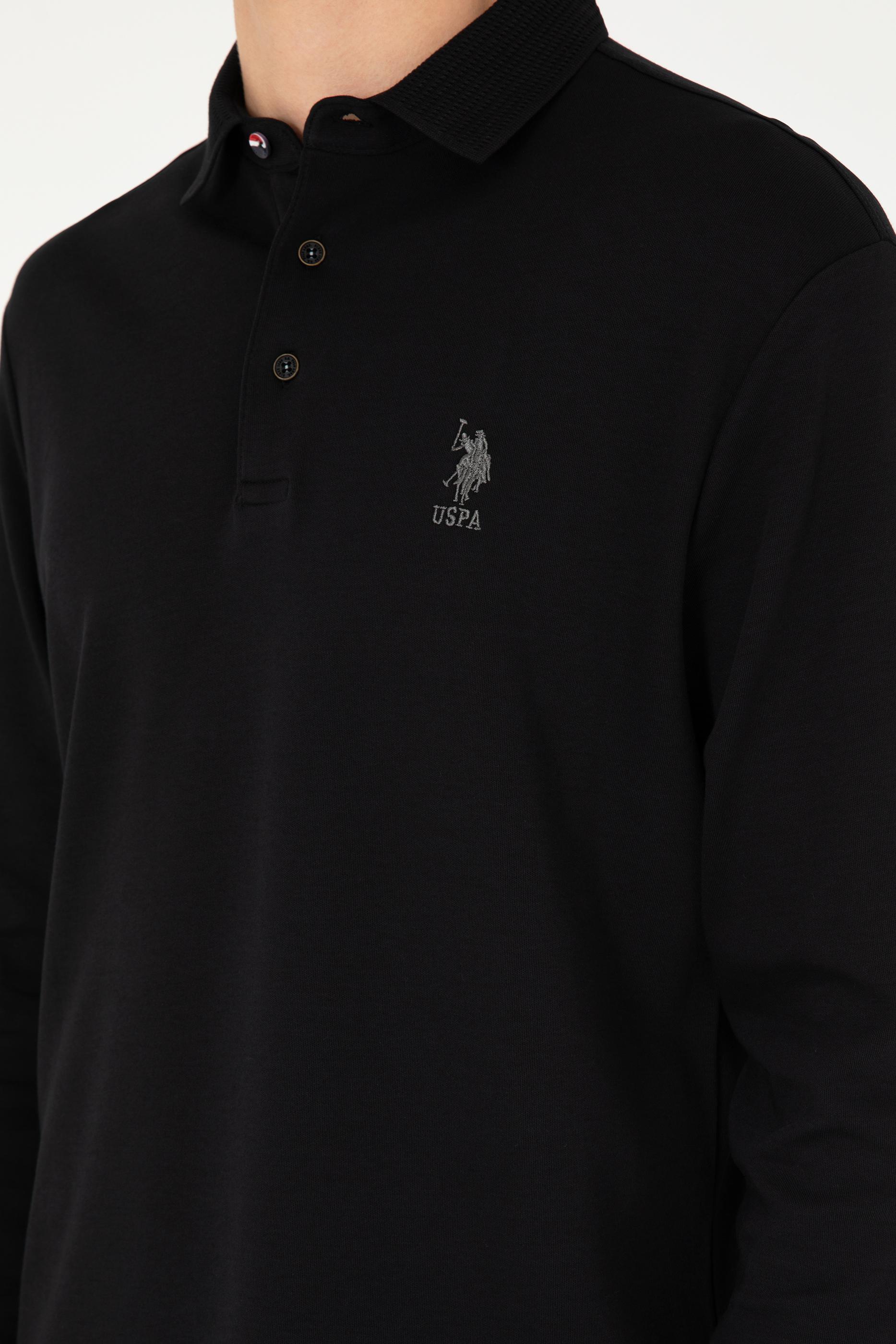 U.S. Polo Assn. Erkek Siyah Sweatshirt 1926948