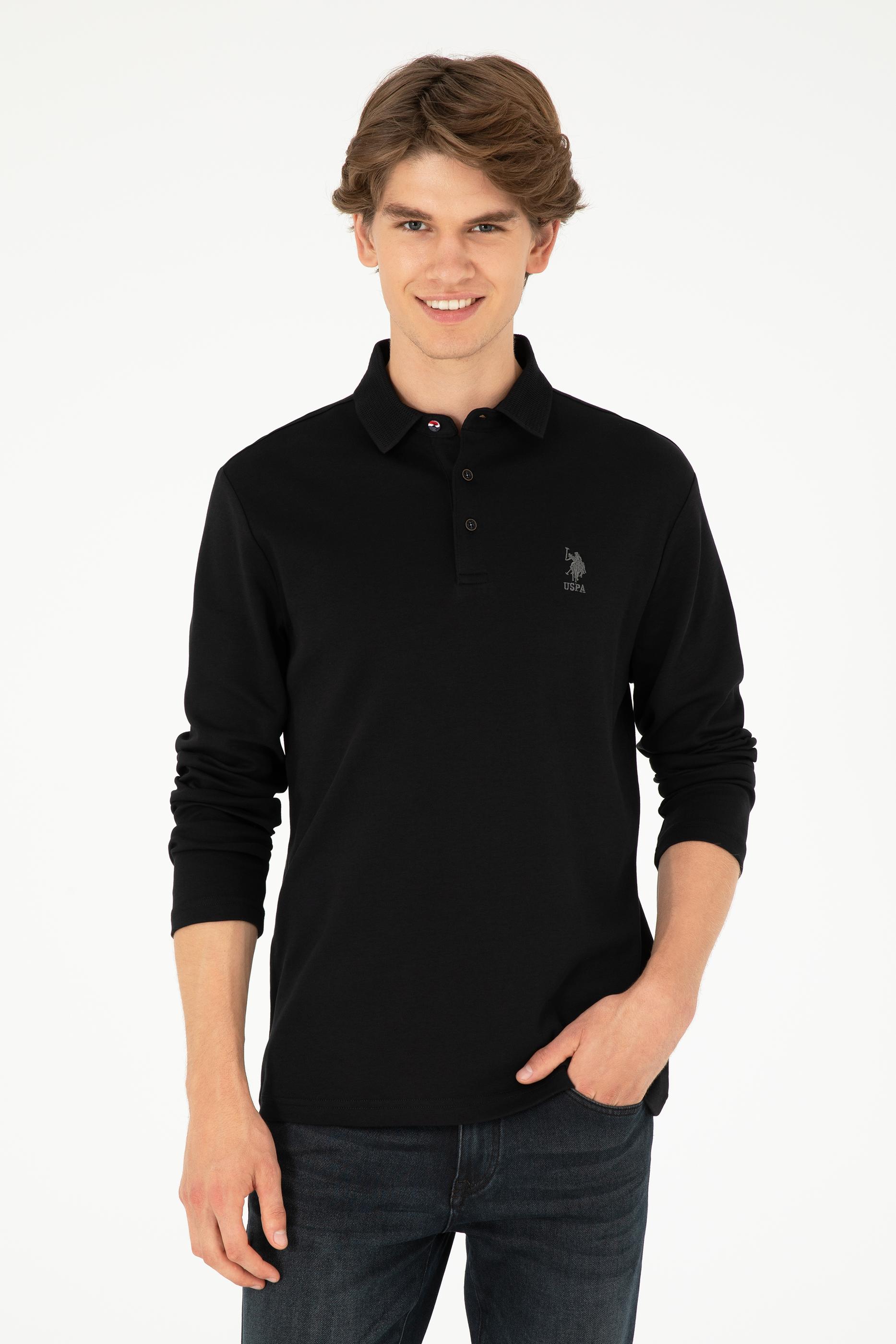 U.S. Polo Assn. Erkek Siyah Sweatshirt 1926948