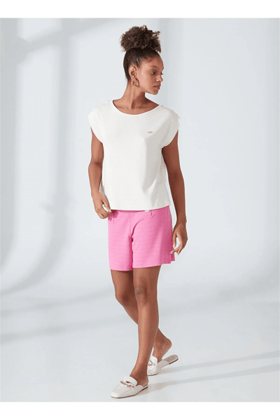 U.s.Polo Assn. Kadın Krem Tişört G082SZ011