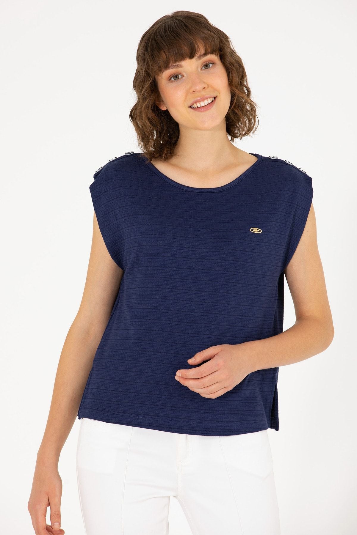 U.s.Polo Assn. Kadın Lacivert Tişört G082SZ011