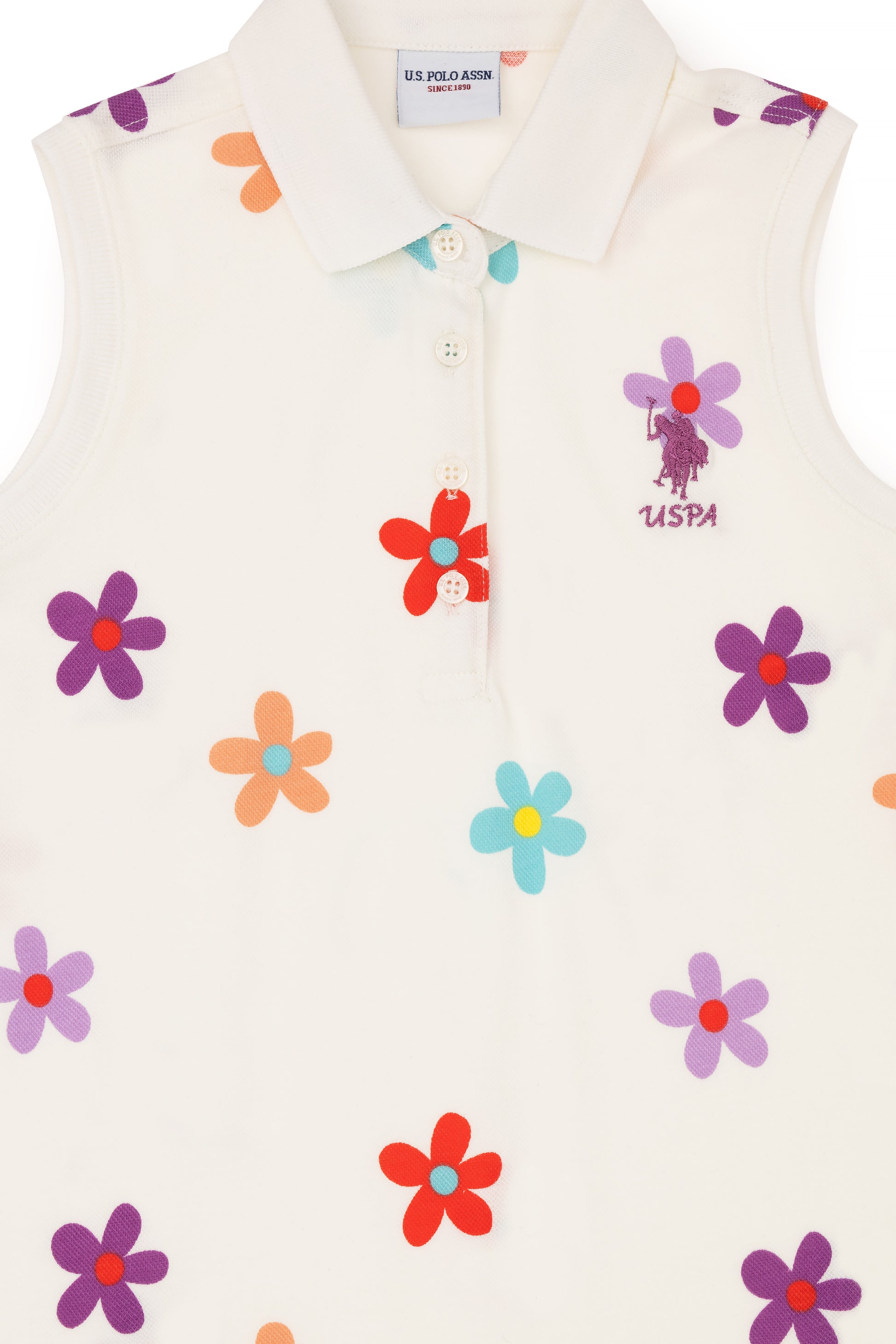 U.s.Polo Assn. Kız Çocuk Ekru Örme Elbise G084SZ075