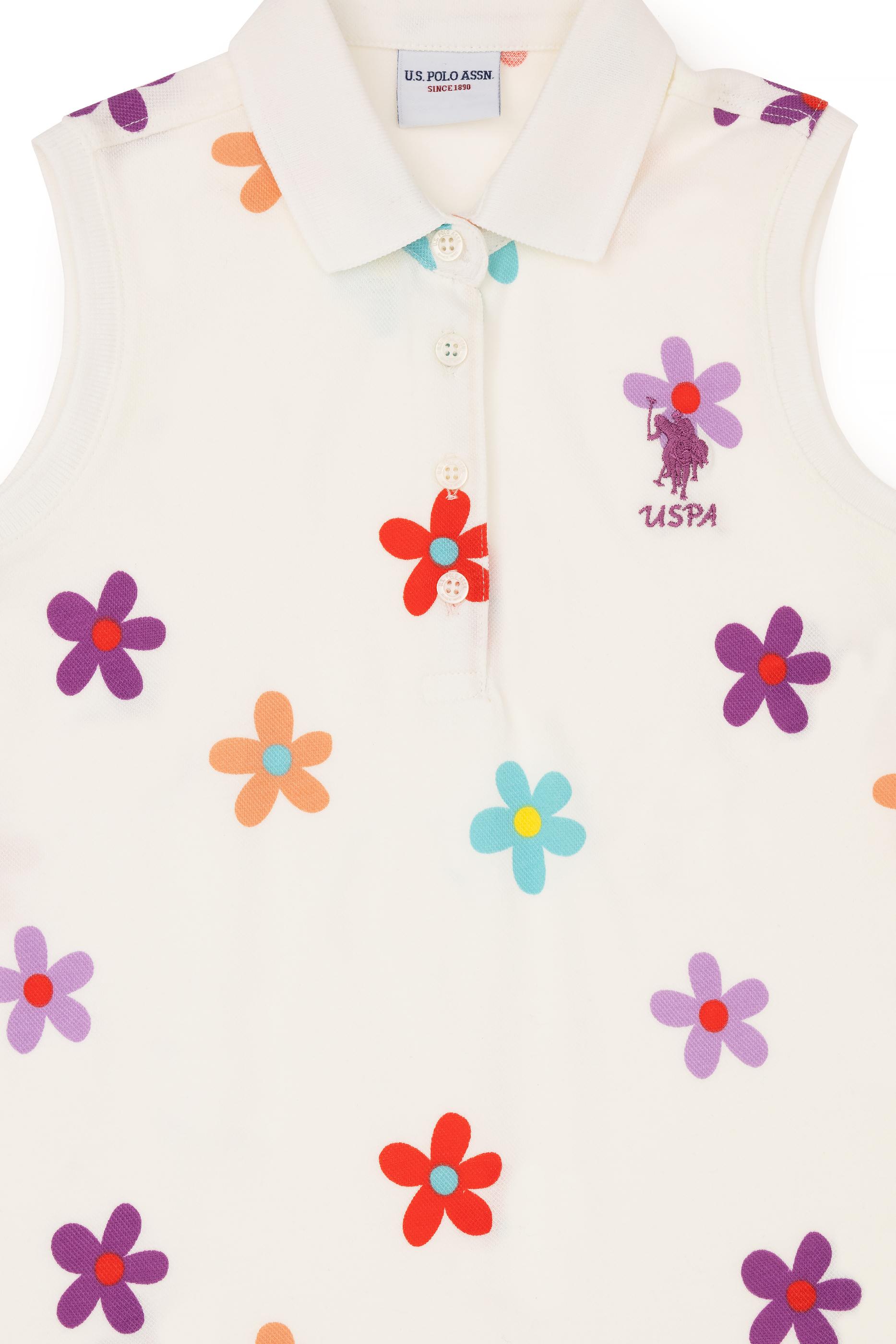 U.s.Polo Assn. Kız Çocuk Ekru Örme Elbise G084SZ075