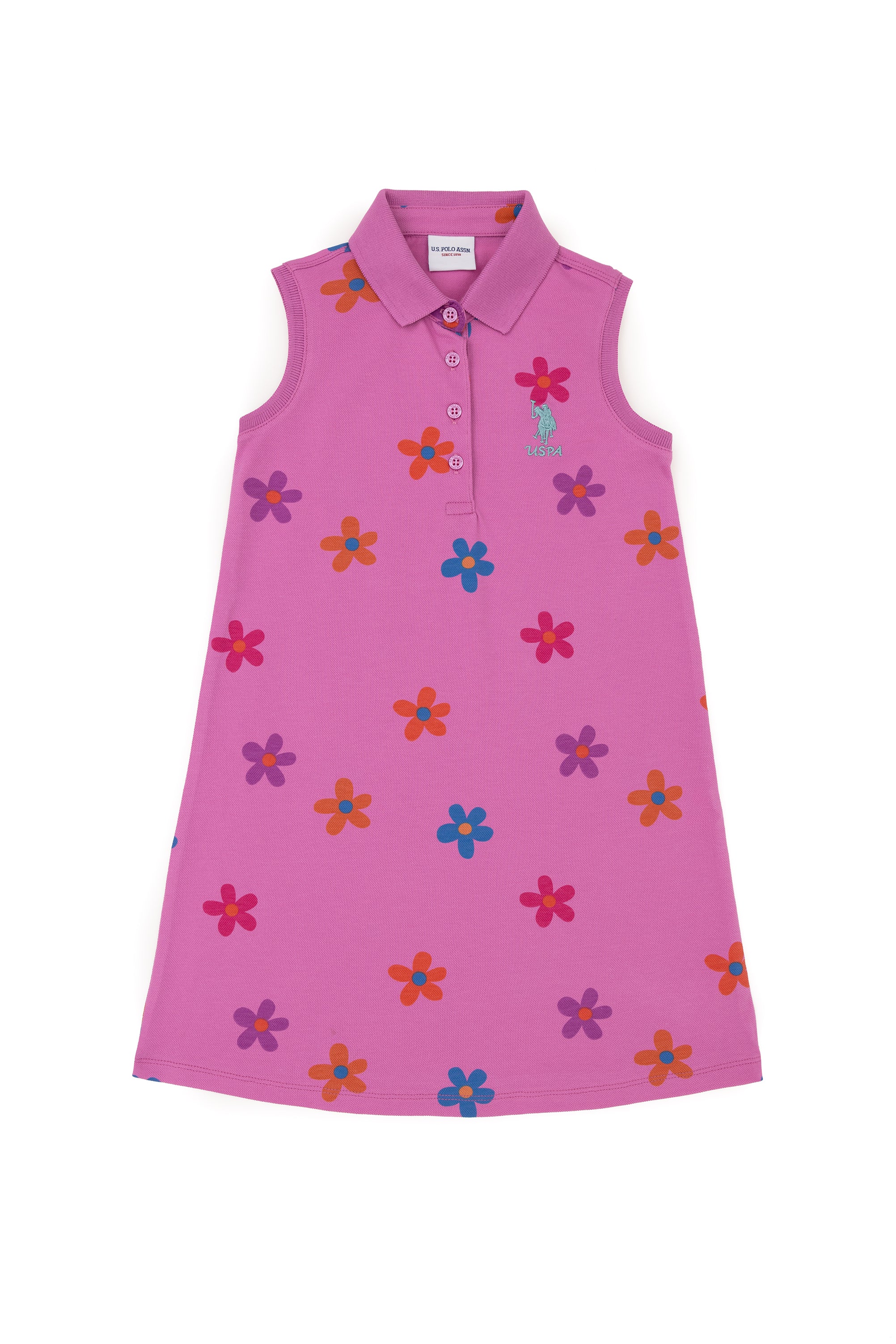 U.s.Polo Assn. Kız Çocuk Menekşe Örme Elbise G084SZ075